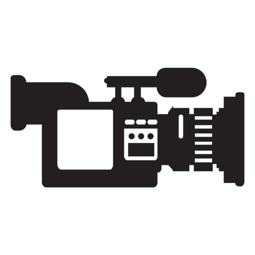 Mobile news camera flat icon