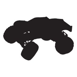 Monstruo silueta de camión bigfoot Diseño PNG