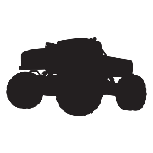 Download Monster Truck Bigfoot Silhouette Transparent Png Svg Vector File