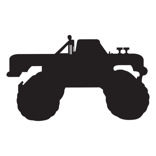 Monster truck silhouette