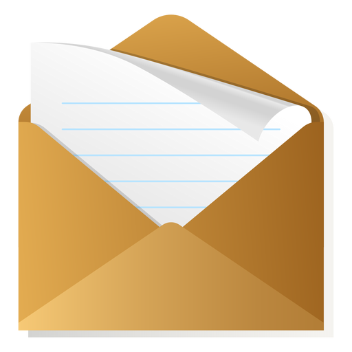 Download Open Envelope 3d Icon Transparent Png Svg Vector File