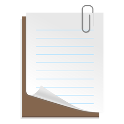 Papierblatt 3d Symbol PNG-Design