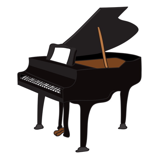 Doodle de instrumentos musicales para piano. Descargar PNG/SVG