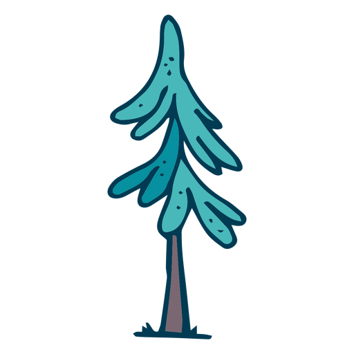 Pine tree cartoon