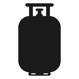 Silhueta do tanque de gás propano Desenho PNG