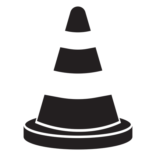 Road cone icon firefighter