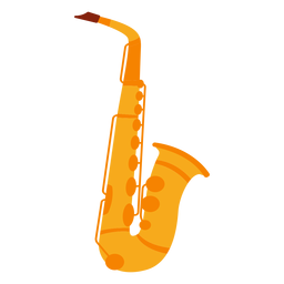 Saxophon Musikinstrument Ikone PNG-Design