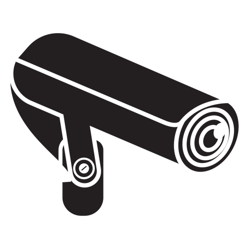 Security video camera flat icon PNG Design