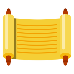 Ícone de rolagem Sefer Torá Desenho PNG