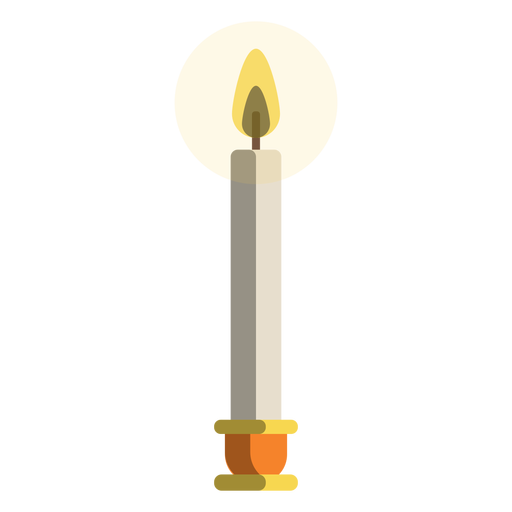 Icono de vela de Shamash Diseño PNG