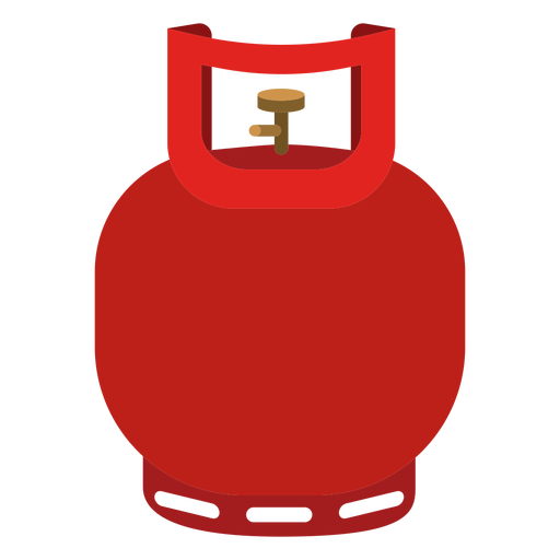 Icono de cilindro de gas peque?o Diseño PNG