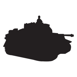 Military tank silhouette - Transparent PNG & SVG vector