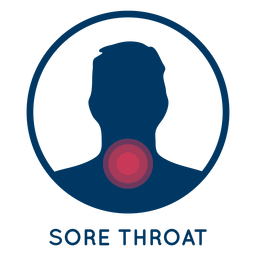 Sore throat icon PNG Design