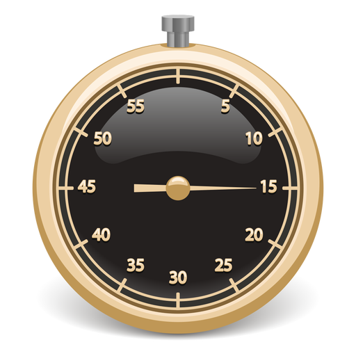 Stopwatch 3d icon PNG Design