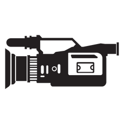 Television camera flat icon PNG Design