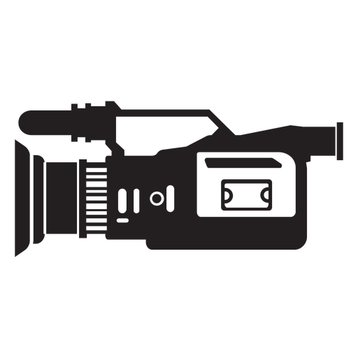 Television camera flat icon
