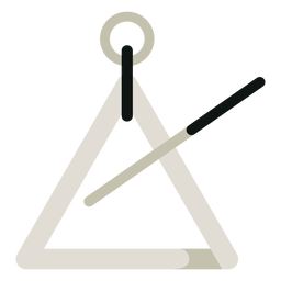 Dreieck Musikinstrument Symbol PNG-Design
