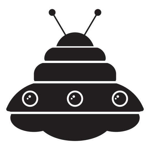 Unidentified flying object icon PNG Design