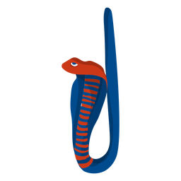 Ilustração da serpente sagrada de Uraeus Desenho PNG