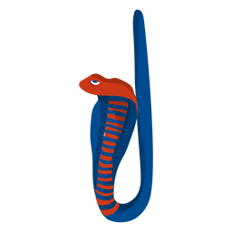 Ilustración de la serpiente sagrada de uraeus Diseño PNG Transparent PNG