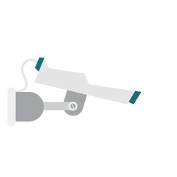 Video camera surveillance illustration PNG Design