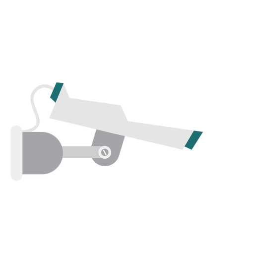 Video camera surveillance illustration