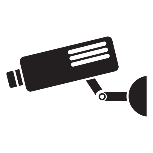 Video security camera flat icon PNG Design