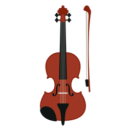 Geige Musikinstrument Symbol PNG-Design