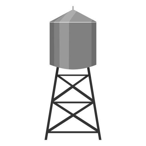 Icono de contenedor de torre de agua