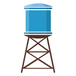 Ilustração da torre de água