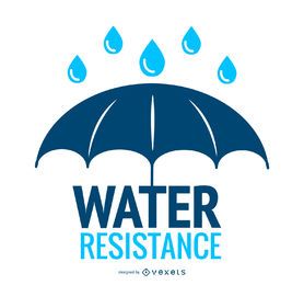 Icono de paraguas de resistencia de agua Icono de paraguas de resistencia de agua