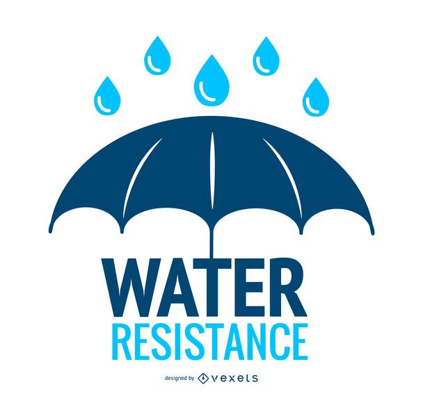 Ícone de guarda-chuva de resistência de água Ícone de guarda-chuva de resistência de água