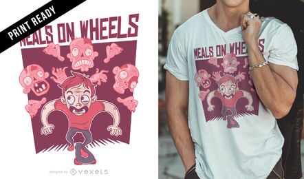 Meals on wheels t-shirt design Meals on wheels t-shirt design