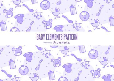 Padrão de elementos do bebê Padrão de elementos do bebê