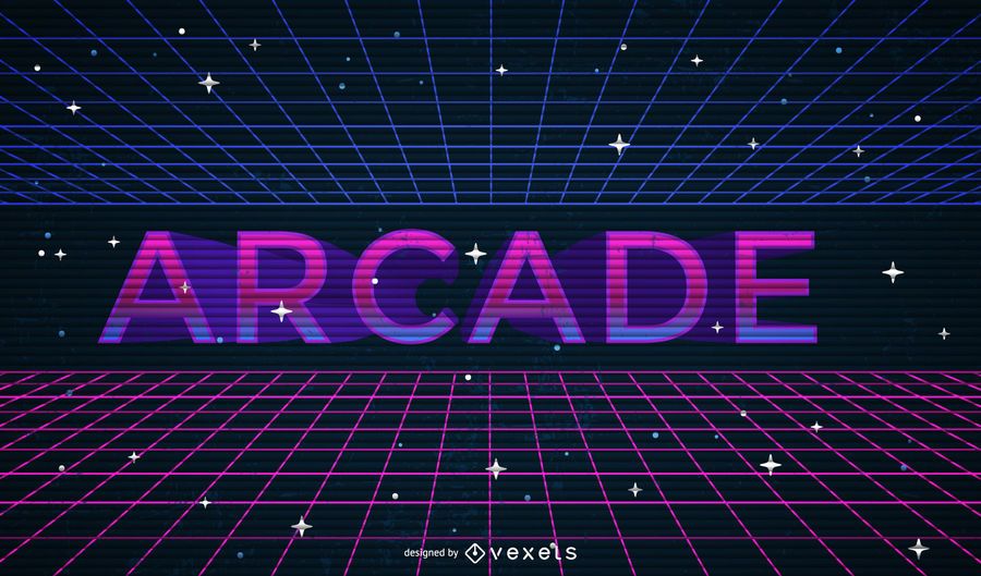 Geometrical arcade illustration Geometrical arcade illustration
