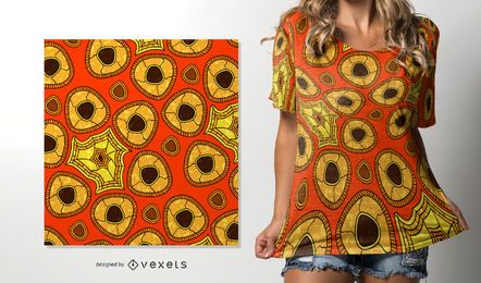 Warm colors African pattern Warm colors African pattern