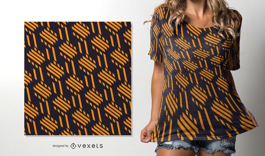 Yellow lines seamless African pattern Yellow lines seamless African pattern