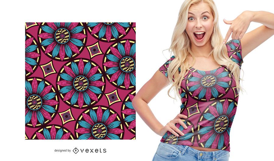 Floral African pattern Floral African pattern
