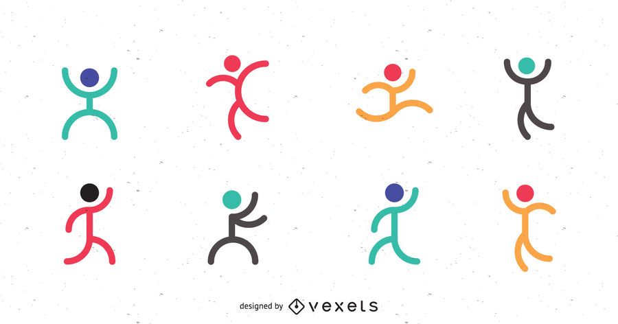 Sport logo template set Sport logo template set