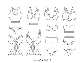 Damenunterwäsche Dessous Ikonen