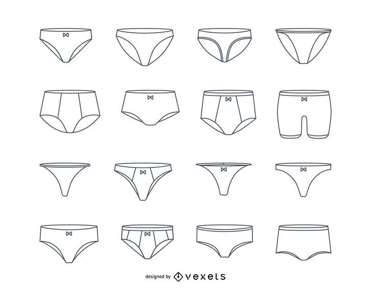 Women underwear stroke set Women underwear stroke set