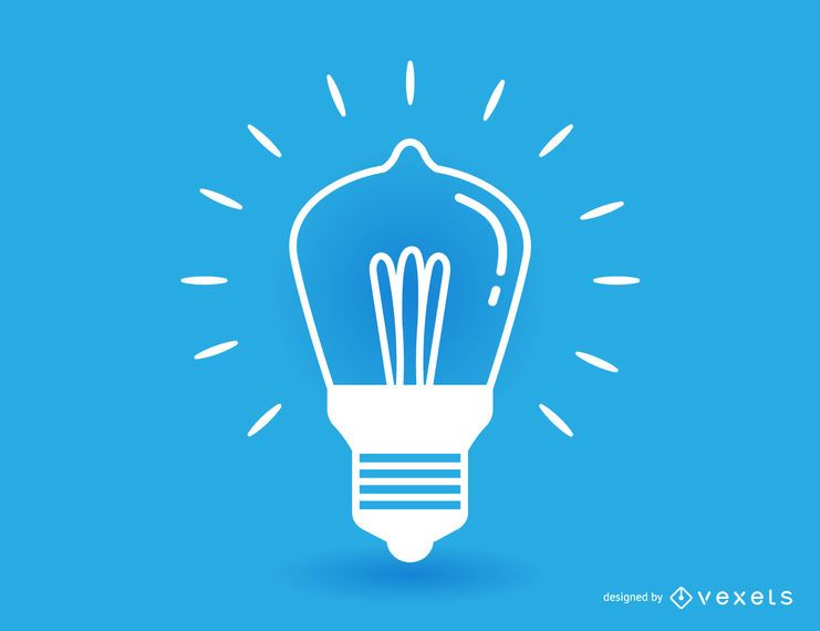 Stroke light bulb illustration Stroke light bulb illustration