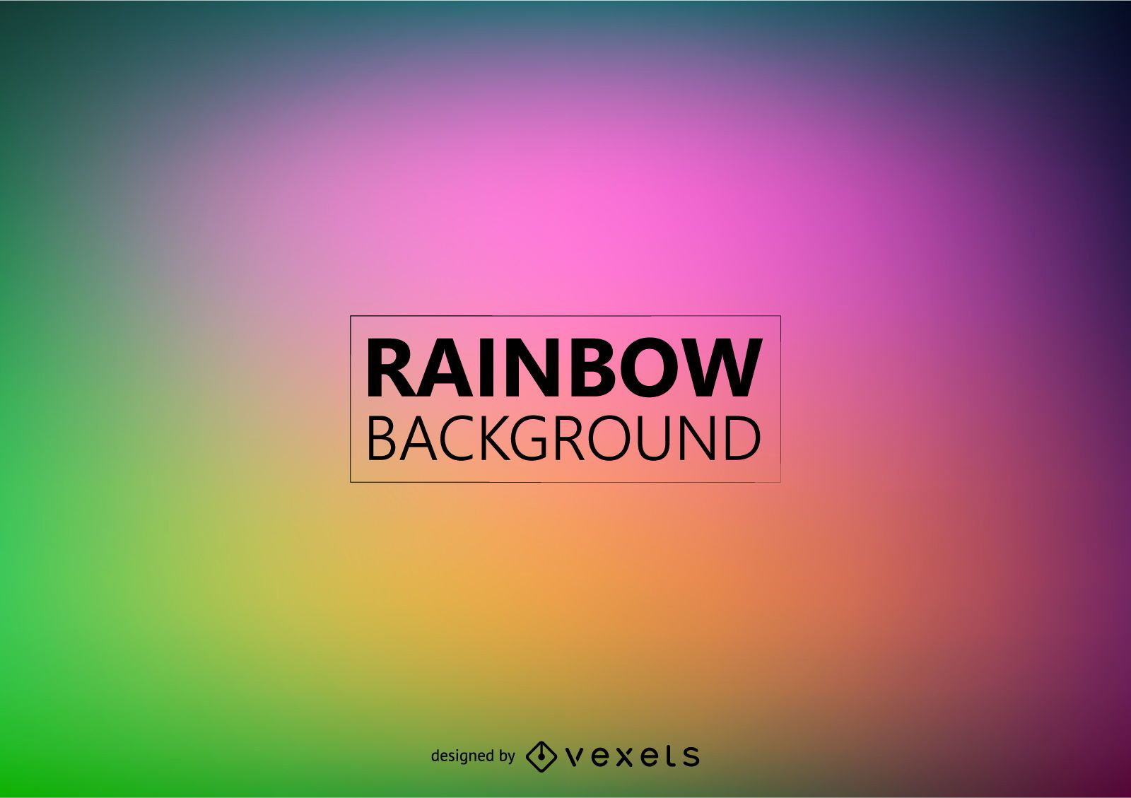 Blurred rainbow background