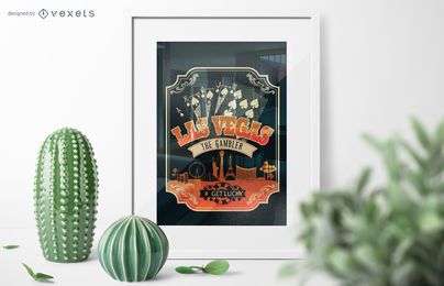 Las Vegas poker poster Las Vegas poker poster