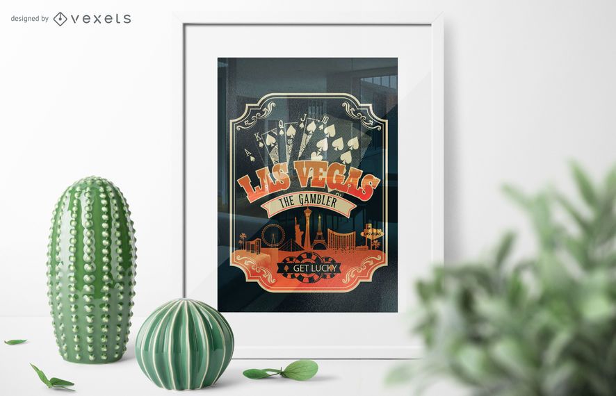 Las Vegas poker poster Las Vegas poker poster