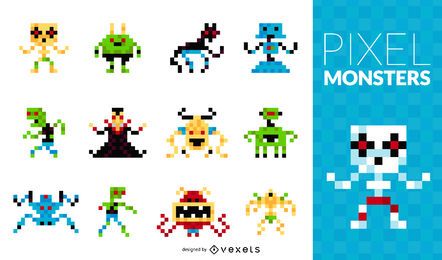Pixel monsters set Pixel monsters set