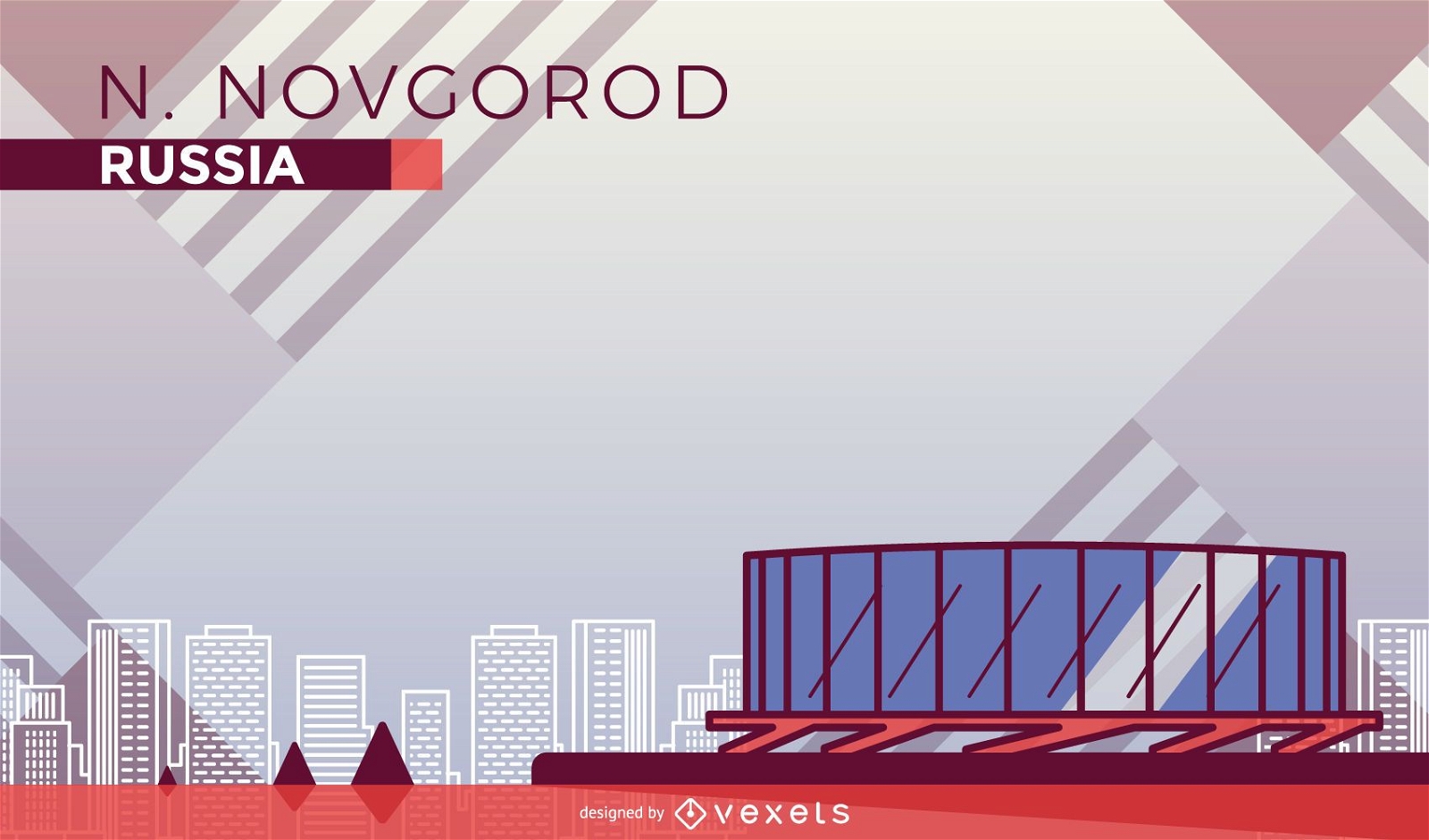 Novgorod-Stadion-Cartoon-Illustration