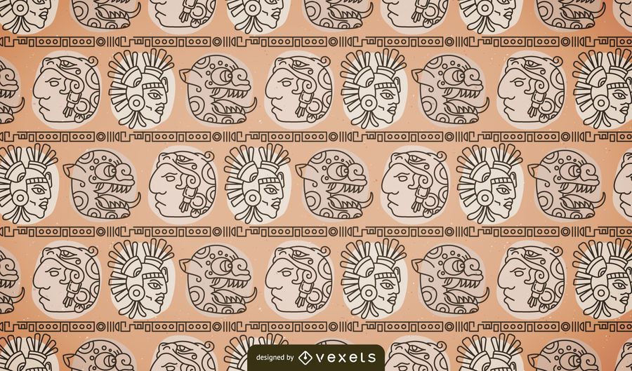 Native mayan pattern Native mayan pattern