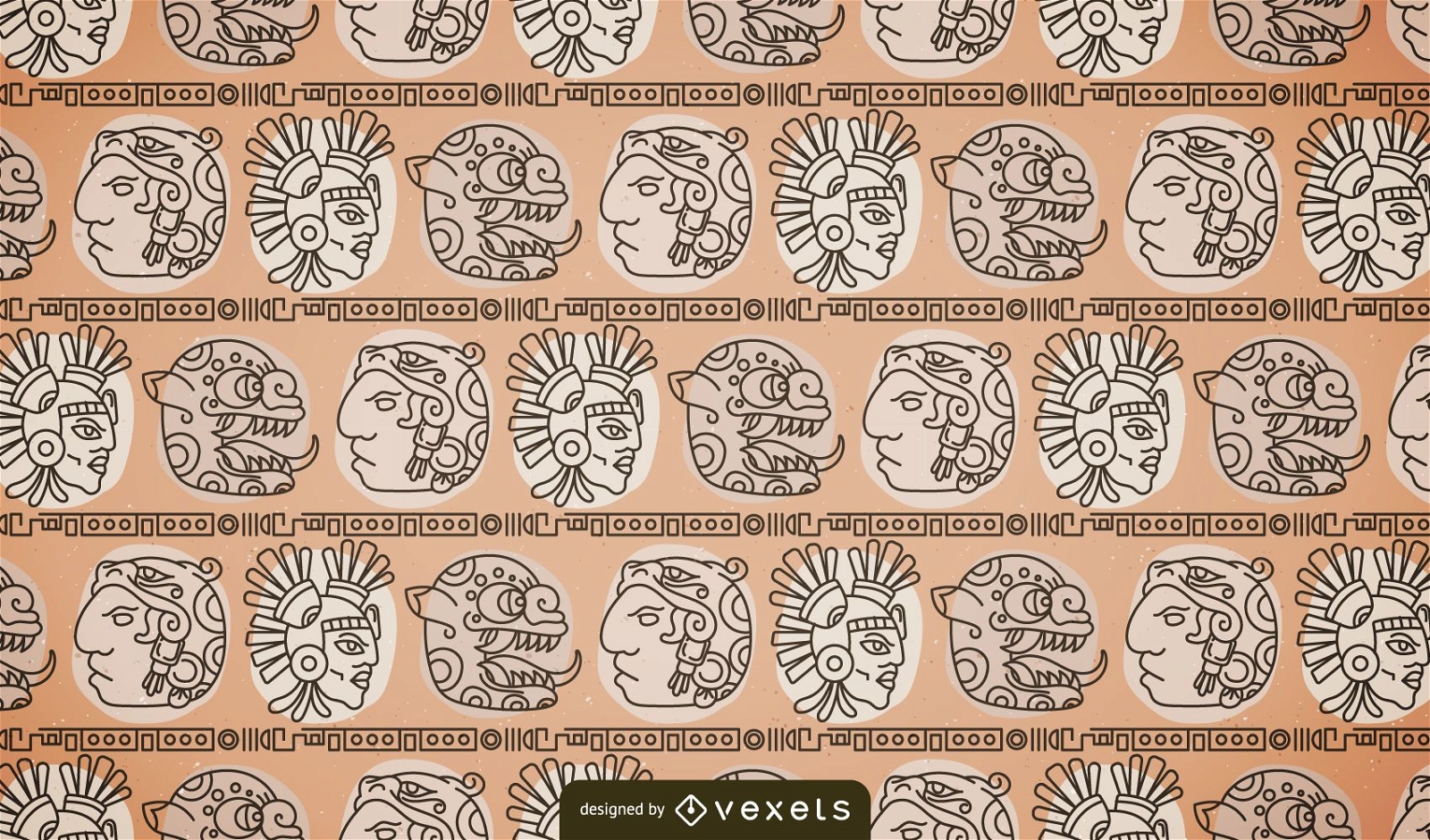 Native mayan pattern