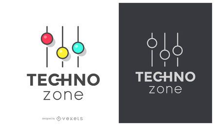 Techno zone music logo Techno zone music logo